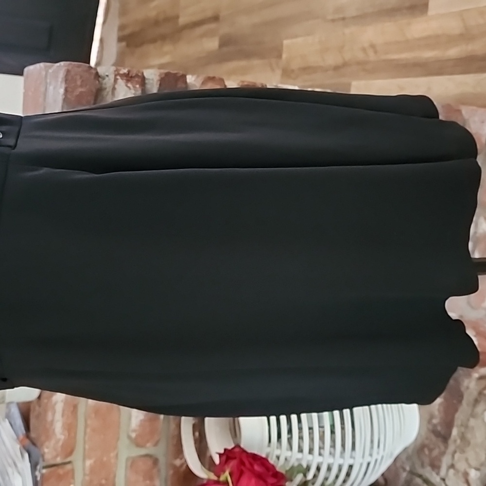 Greylin x Anthropologie Black Lace-Up Sleeveless Midi Dress - Picture 3 of 7
